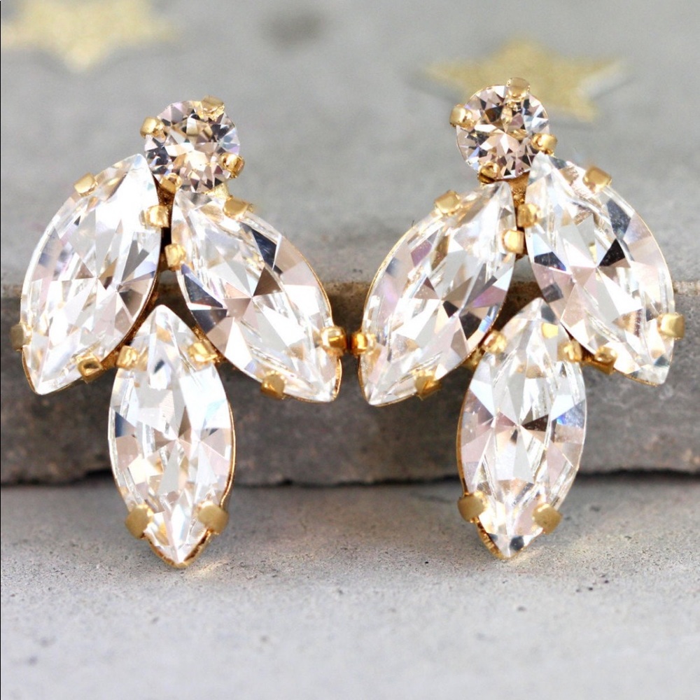 Brand new, never worn Swarovski Clip On Earrings